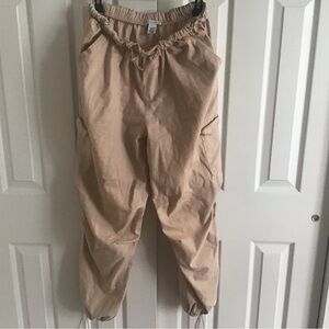Beige better together cotton cargos